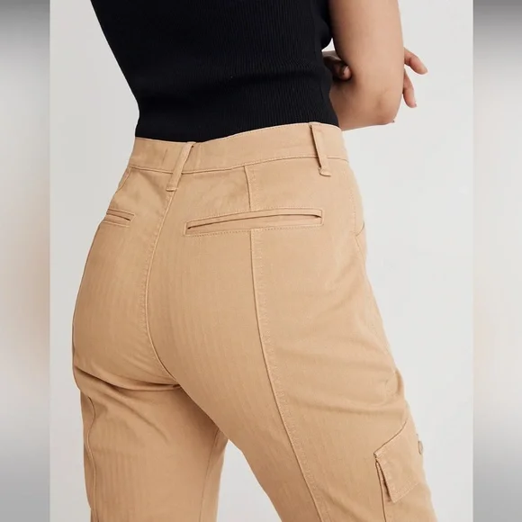 MADEWELL The Curvy Garment-Dyed '90s Straight Cargo Pant NWT - Picture 4 of 13